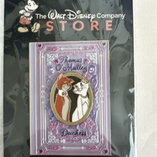 TWDC DEC Disney Valentine's Romance Novel Pin - Thomas O'Malley & Duchess