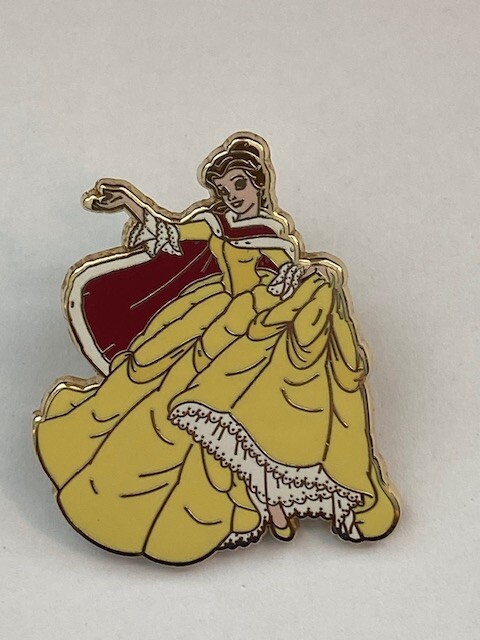 Target Winter Belle Beauty And The Beast Red Coat Disney Pin (A4)