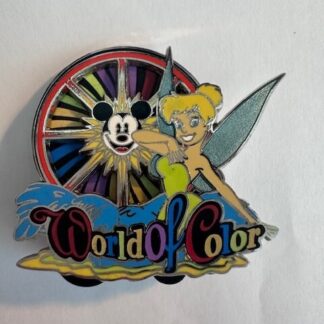 Tinker Bell Mickey's Fun Wheel World of Color DLR Spinner Disney Pin (D7)