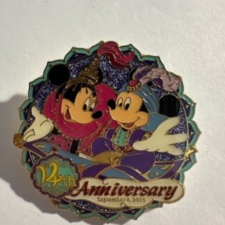 Tokyo Disney Resort Pin TDS 14th Anniversary 2015 Mickey & Minnie  Disney Pin F6