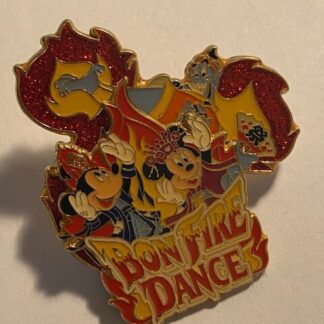 Tokyo Disney Sea Genie Mickey Minnie Bon Fire Dance Disney Pin  (A1)