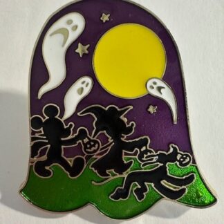 Uncas - Mickey, Minnie and Pluto - Silhouette - Ghosts - Halloween Disney Pin F0