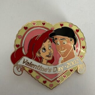 Valentines Day Ariel & Eric-Disneyland Resort Pin- LE (E8)