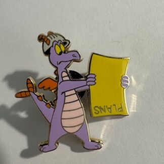WDI - Figment with Hard Hat and Plans LE 300 2007 Disney Pin E5