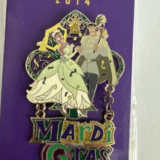 WDI – Mardi Gras – Princess and the Frog Tiana and Naveen 2014 Disney Pin (B)