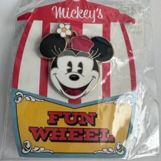WDI Minnie DCA Mickey Fun Wheel Red Hat Flower LE 300 Disney Pin (B)