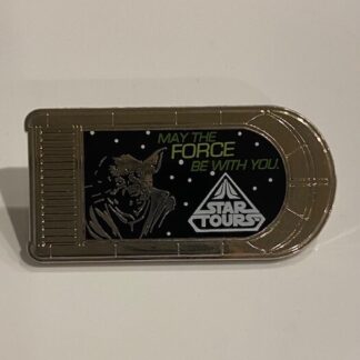 WDI Star Tours Characters With Quotes Yoda May The Force LE250 Disney Pin (A2)