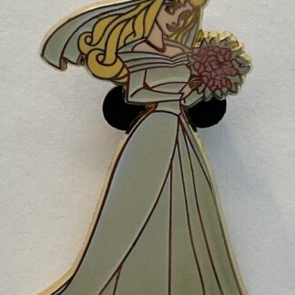 WDW Bride Series Aurora Bridal Gown Bouquet Sleeping Beauty Disney Pin (A2)