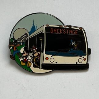 WDW Bus W/fab 4 Backstage Pass Mickey Donald Goofy Donald Disney Pin (C6)