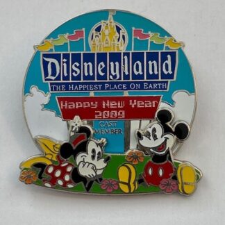 WDW Cast Member New Years Day 2009 Mickey Minnie LE  Disney Pin (B9)