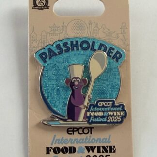 WDW Chef Remy EPCOT Food Wine Festival 2025 Passholder Ratatouille Disney Pin B