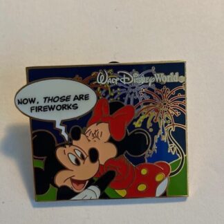 WDW Comics Now Those Are Fireworks Surprise Mickey Minnie Disney Pin LE (A1)