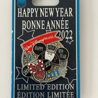 WDW - Happy New Year 2022 Minnie Headband Disney Pin B