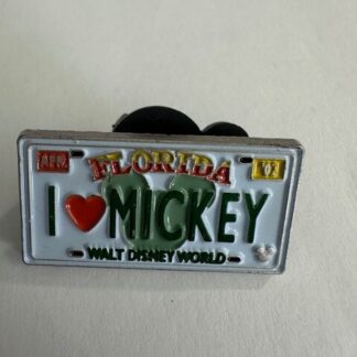 WDW - Hidden Mickey Collection - License Plate - I Heart Mickey Disney Pin (E9)