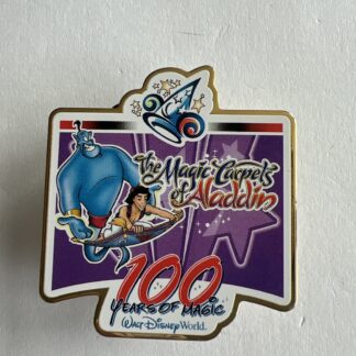 WDW Magic Carpets of Aladdin Genie 100 Years of Magic Pin F3