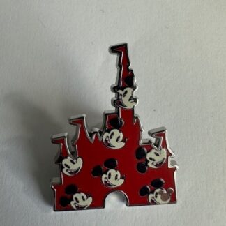 WDW - Mickey - Castles - Hidden Disney 2025 Red Disney Pin C5