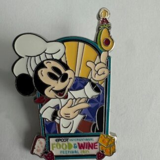 WDW Mickey Character Chefs Mystery EPCOT Food Wine Festival 2024 Disney Pin D6