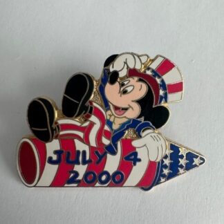 WDW Mickey Mouse On July 4 2000 Firework Rocket LE Disney Pin 1861 (A3)