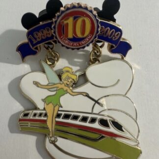 WDW Pin Trading 30th Anniversary Tribute Tinker Bell Monorail Disney Pin (F0)