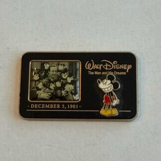 WDW - Walt Disney, Mickey - The Man and His Dreams 2002 Disney Pin H5