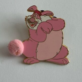 WDW - Willie the Giant as a Pink Bunny Rabbit - Pom Pom Tail 2002 Disney Pin E1