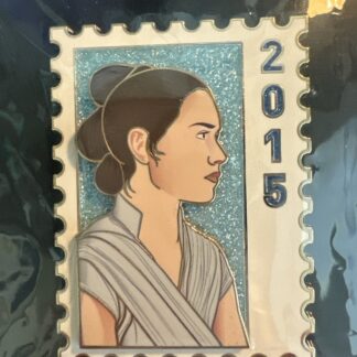 Walt Disney Employee Center TWDC DEC Star Wars Postage Stamp Rey 2015 Pin
