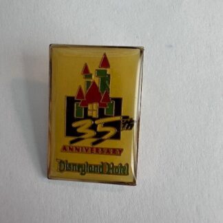 1990 Disney Disneyland Hotel 35th Stylized Sleeping Beauty Castle Mini Pin (C0)