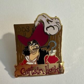 1999 COUNTDOWN TO THE MILLENNIUM #86 CAPTAIN HOOK Peter Pan Disney Pin F2