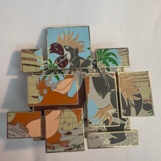 2004 WDW Featured Artist Pin #9 “Jungle Rhythm” Jumbo Pin-on-Pin LE 750 (D2)