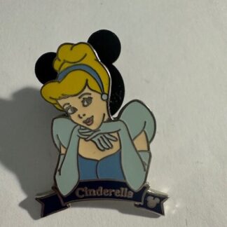 2007 WDW Cinderella Disney Pin Hidden Mickey Princesses (PP#51308) (B7)