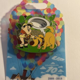2019 Disney Pin Russel & Dug Up 10th Anniversary Spinner Limited Edition 3000 B