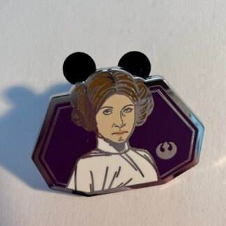 2020 / 2023 Disney Hidden Mickey Pin Icon Star Wars Heroes Princess Leia (D0)