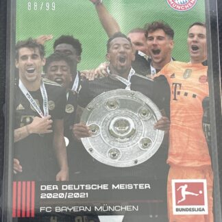 2020-21 Topps Bundesliga Stars of the Season - Der Deutsche Meister Green /99