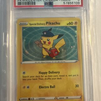 2020 Pokemon SWSH Promo Special Delivery Pikachu PSA 9 MINT