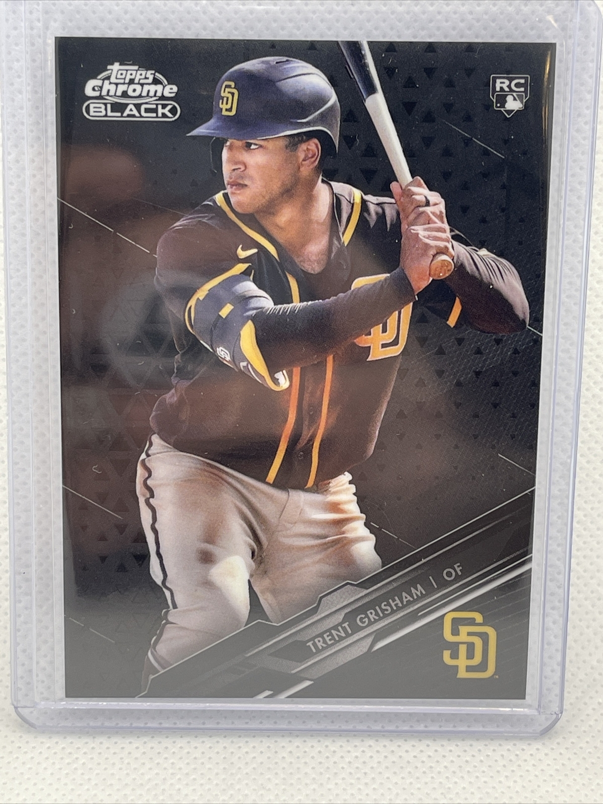 2020 Topps Chrome Black Trent Grisham Rookie Card