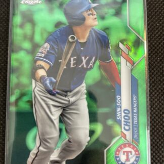 2020 Topps Chrome Shin-Soo Choo #/99 Green Refractor