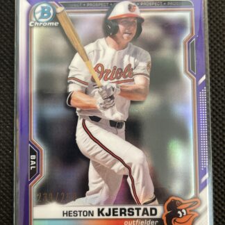 2021 Bowman Chrome Prospects Purple Refractor 239/250 Heston Kjerstad #BCP-138