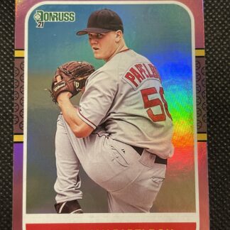 2021 Panini Donruss Baseball Pink Holo Foil Parallel Jonathan Papelbon #243 SP