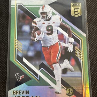 2021 Panini Donruss Elite BREVIN JORDAN #119 Rookie RC GREEN Texans