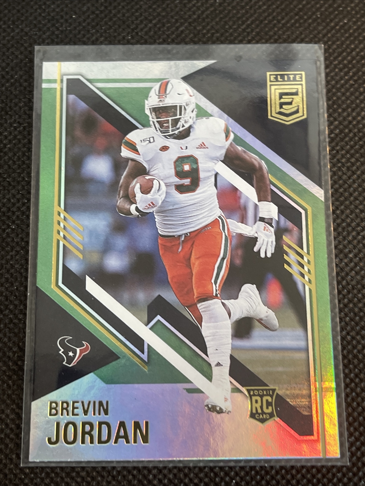 2021 Panini Donruss Elite BREVIN JORDAN #119 Rookie RC GREEN Texans