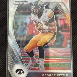 2021 Panini Prizm Draft Picks GEORGE KITTLE Silver Prizm Card