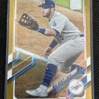 2021 Topps Series 1 Max Muncy Gold Foil Card Dodgers