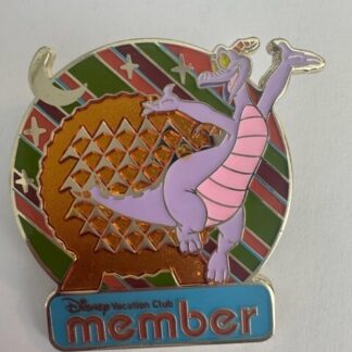 2022 Disney Vacation Club Member DVC LR Pin Figment EPCOT Spaceship Earth (C9)