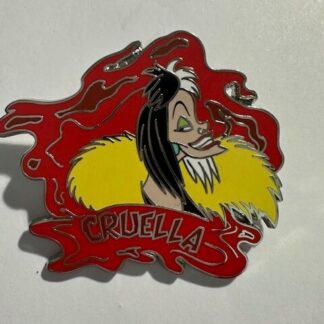 2023 Disney Booster Pin Villains Cruella DeVil from 101 Dalmatians (E8)