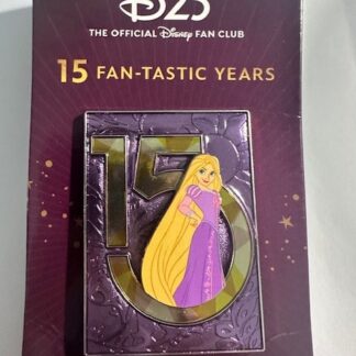 2024 D23 15th Anniversary Tangled Rapunzel Disney Pin LE 300 (B)