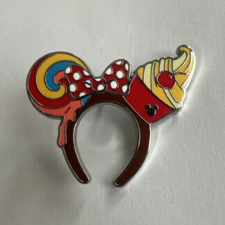 2025 Disney Hidden Mickey Ear Headband Park Snacks Dole Whip WDW Pin C5