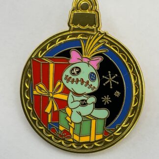 2025 Loungefly Christmas Ornament Lilo & Stitch Scrump Presents Disney Pin A7