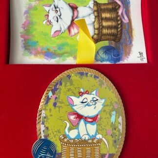 Acme Artist Series Marie Basket Full Of Fun Jumbo Pin W/Collectible Art LE 100