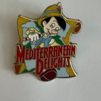 Adventures By Disney - Mediterranean Delights - Pinocchio 2014 Disney Pin E1