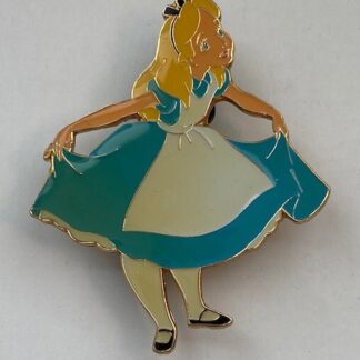 Alice In Wonderland Framed Set - Alice Only Curtsy Blue LE Disney Pin (B6)